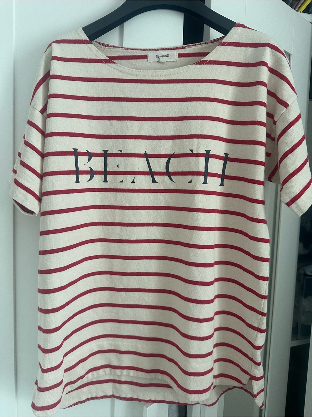 Madewell stripe beach tee